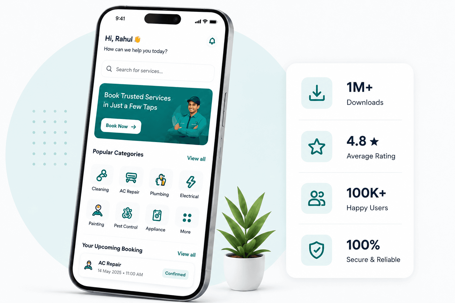 Homi App Interface